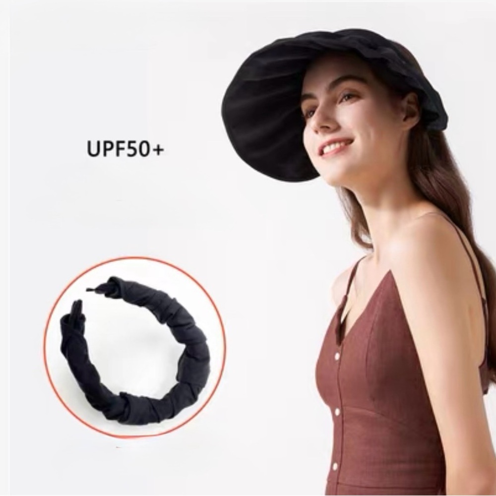 Beneunder Black Wide Brim Sun Hat
